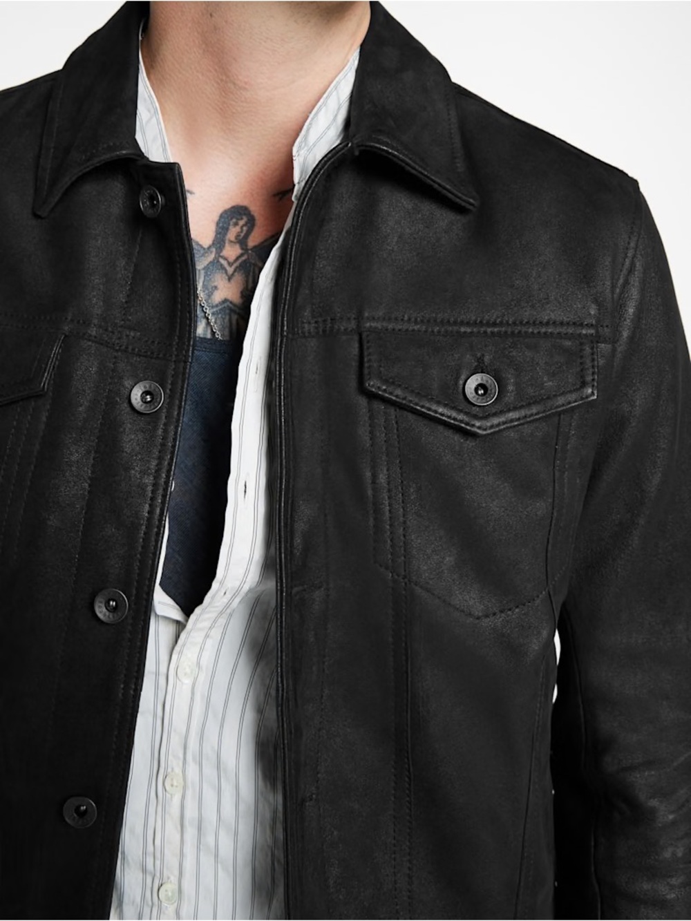 John Varvatos Andrew Trucker Jacket Size EU 52 USA 42 Brand new - Picture 2 of 9
